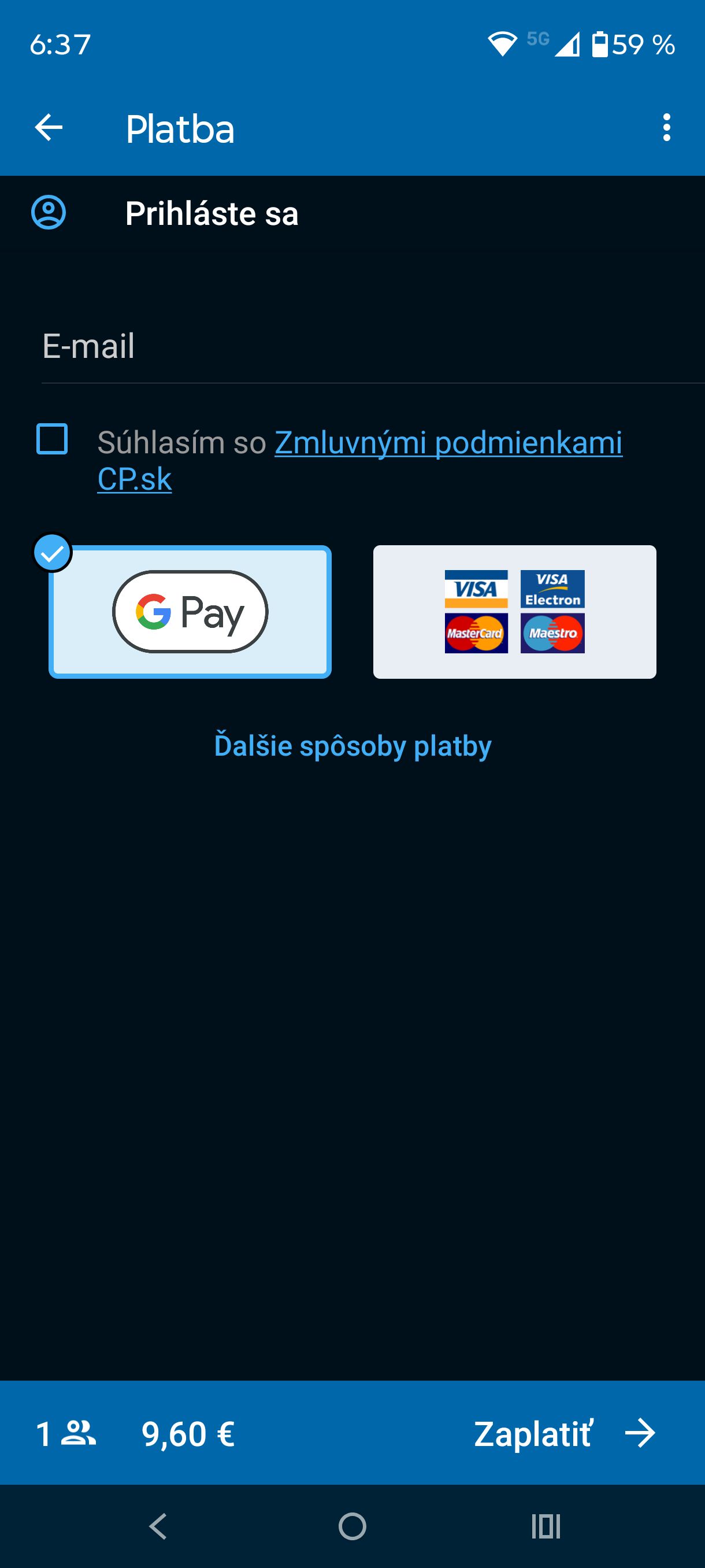 CP - košík
