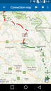 IDOS Timetables for Android - connection map
